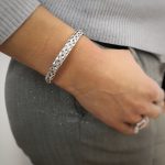 bracciale acciaio donna