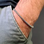 bracciale acciaio uomo