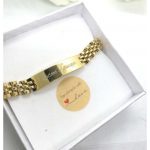 bracciale con incisione uomo