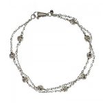bracciale donna oro bianco