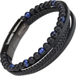 bracciale perle uomo