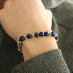bracciale perle uomo