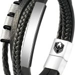 bracciale uomo pelle